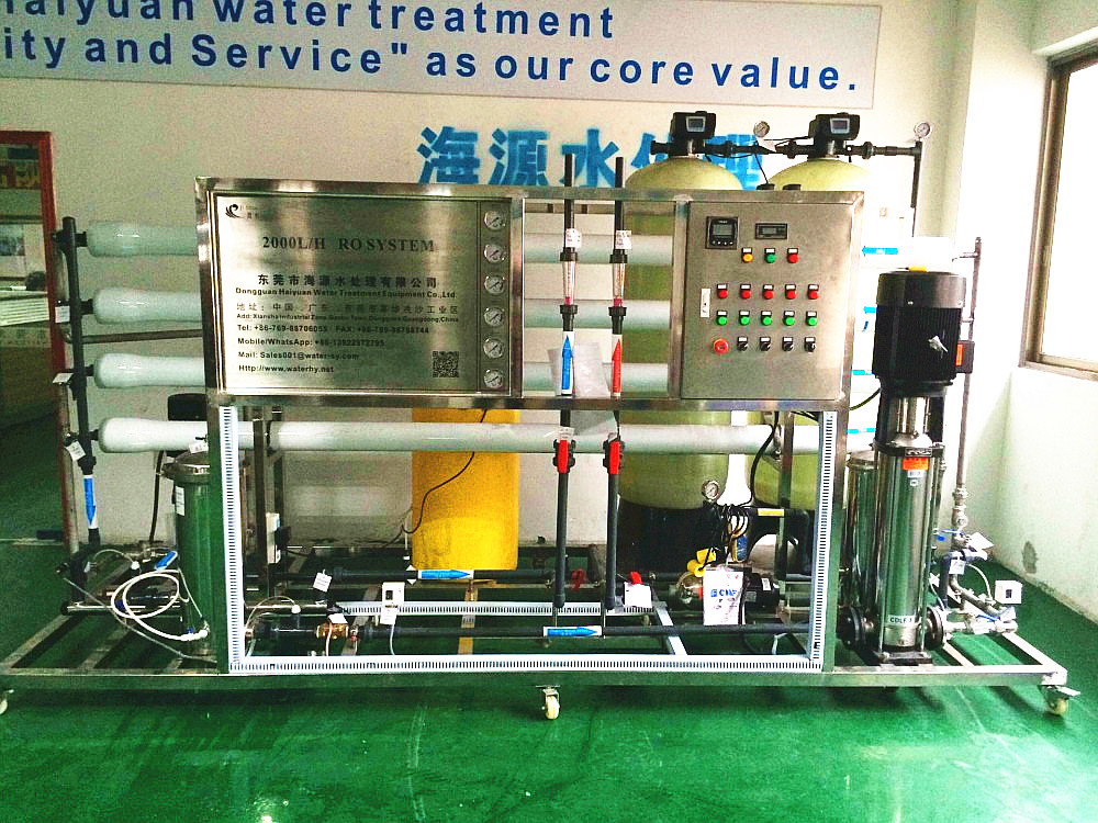 Brackish water purification system for irrigation